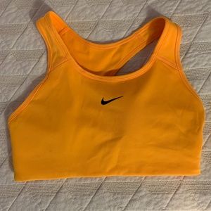 Nike Dri-Fit Orange Size M Sports Bra